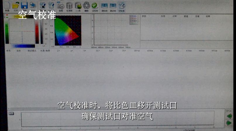 步驟一：空氣校準